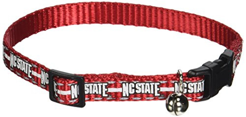 Pet Goods Manufacturing NCAA North Carolina State Wolfpack Cat Collar  3 8 x 8-12 inch