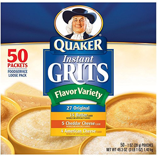 Quaker Instant Grits  Variety Pack -50 ct.-