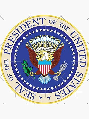 Presidential Seal Sticker - Sticker Graphic -Stickers for Hydroflask Water Bottles Laptop Computer Skateboard  Waterproof Decal Stickers