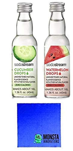 SodaStream Fruit Drops Cucumber and Watermelon Twin Pack