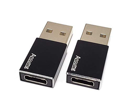 4rd Gen Data Blocker -2-Pack-USB C Data Blocker  USB A to C Adapter for iPhone 11 12  and  Any USB C Mobile Phone Charging  Protect Against Juice Jacking  Hack Proof 100 percent  Guaranteed  Data Blocker. -Black-