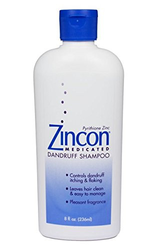 Zincon Medicated Dandruff Shampoo  8 fl oz -Pack of 2-