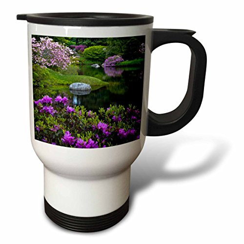 3dRose tm_90601_1 USA, Maine Pemaquid Lighthouse and rocky Coast US20 BTH0001 Brenda Tharp Travel Mug, 14-Ounce, Stainless Steel