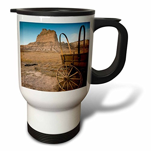 3dRose tm_192405_1 Coach, Black Letters with Basketball on White Background Travel Mug, 14-Ounce, Stainless Steel