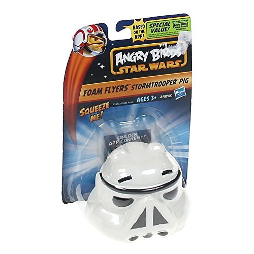 Angry Birds Star Wars Foam Flyers Stormtrooper Pig Flyer