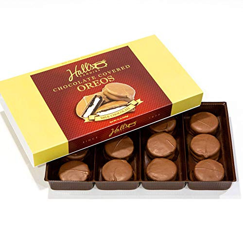 Hall s Candies Milk Chocolate Covered OREO Cookies  12 oz.