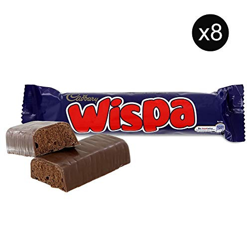 Cadbury Wispa Bars - Total 8 bars of British Chocolate Candy - Cadbury Wispa Cadbury Wispa Bars - Total 8 bars of British Chocolate Candy - Cadbury Wispa