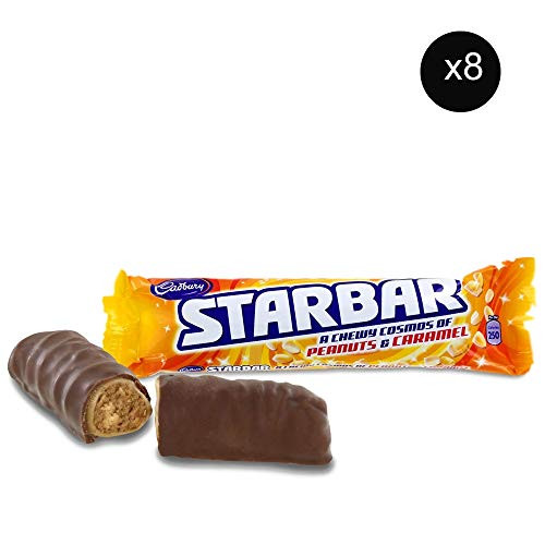 Cadbury Star Bar - Total 8 bars of British Chocolate Candy - Cadbury Star Bar 49g each Cadbury Star Bar - Total 8 bars of British Chocolate Candy - Cadbury Star Bar 49g each