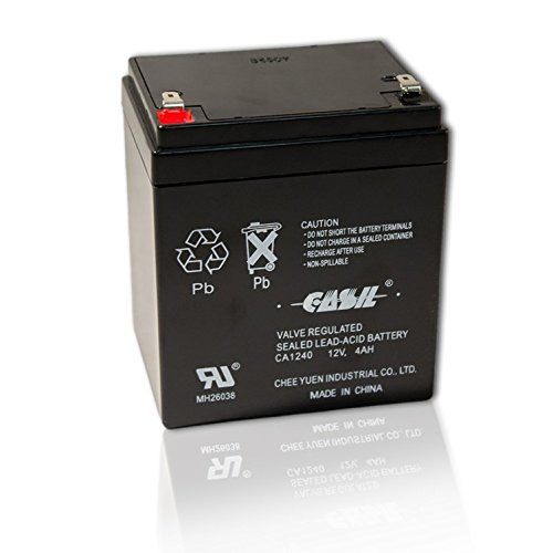 CASIL CA-1240 12V 4AH Replacement Battery for ADT 804302 12V 4.5Ah Alarm