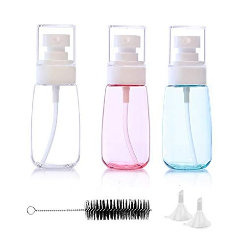 Harelgrow Travel Spray Bottles  3 Pack 60ml 2oz Fine Mist Spray Bottles  Refillable Travel Containers for Perfume Cosmetic Makeup Lotion