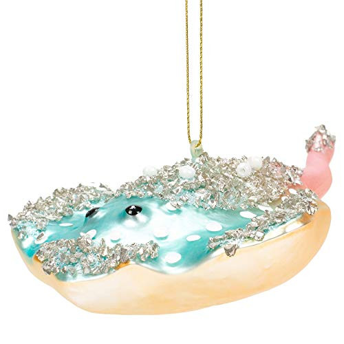 Midwest-CBK Encrusted Stingray Christmas Holiday Ornament 6.5 Inches