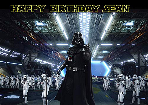 Darth Vader Star Wars Edible Image Cake Topper Party Personalized 1 4 Sheet