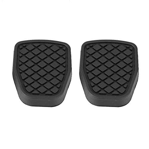 Qiilu 2pcs Clutch and Brake Pedal Pad Rubber Foot Pedal Pad Covers for Subaru Forester IMPREZA Legacy Outback WRX 36015GA110 36-015GA111