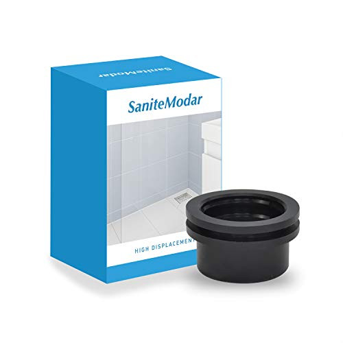 SaniteModar 2 inch Shower Drain Base Rubber Gasket for all NO HUB Shower Drain or Square Shower Drains