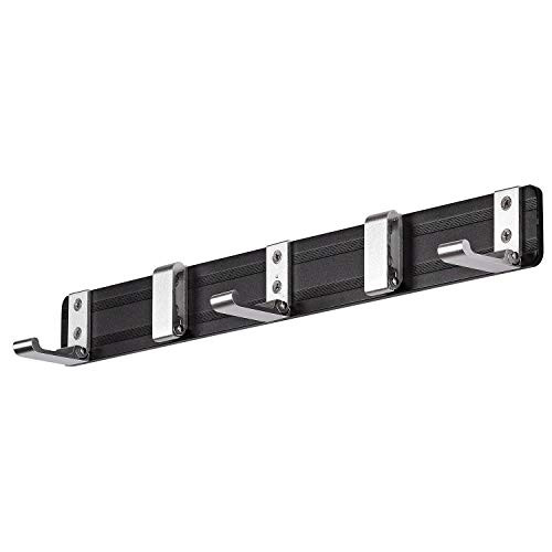 Coat Hooks for Wall Mounted Coat Rack Wall Mount Coat Rack-Grey 5 Hooks- Wall Coat Hanger with Hooks Heavy Duty Coat Hooks