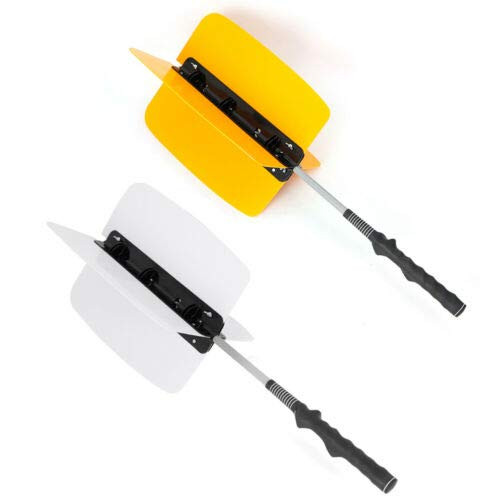 LOYALHEARTDY Meiney Golf Warm-Up  and  Swing Power Fan Resistance Practice Trainer Aid Grip Trainer Golf Power Training Aid for Golf Beginner Gym Club and Fitness Enthusiast -Yellow-