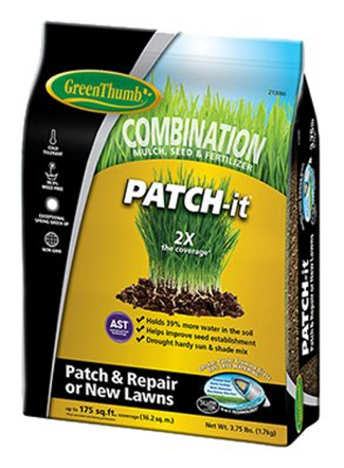 Patch-it Seed Mulch and Fertilizer Combination 3.75-Lbs. Patch-it Seed Mulch and Fertilizer Combination 3.75-Lbs.