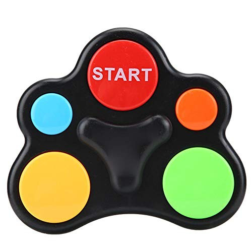 Tnfeeon Memory Training Game  Kids Electronic Memory Game Plastic Interaction Intelligent Music Light Educational Brain Teaser Memory Game for Boys Girls-Anomaly Single Hand-
