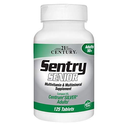 21st Century Sentry Senior Multivitamin Tablets  125-Count