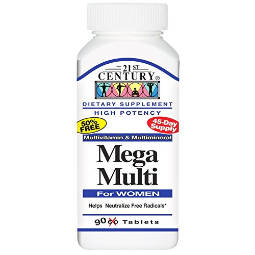 21st Century Mega Multi for Women  90 Tabs