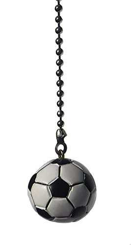 WeeZ Industries Sports theme ceiling FAN PULL light chain extension -soccer-