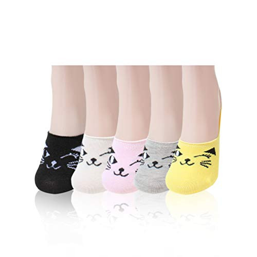 Novelty Funny Low Cut Ankle Sock for Women Girls Cute Cartoon Animals No Show Socks by PACKO Socks -D 5- Novelty Funny Low Cut Ankle Sock for Women Girls Cute Cartoon Animals No Show Socks by PACKO Socks -D 5-