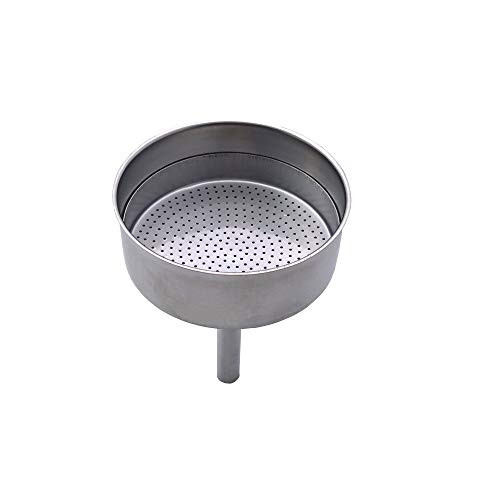 Debut - Replacement Funnel and redcuer for 6 Cup stovetop Espresso Coffee Makers -STELLA-