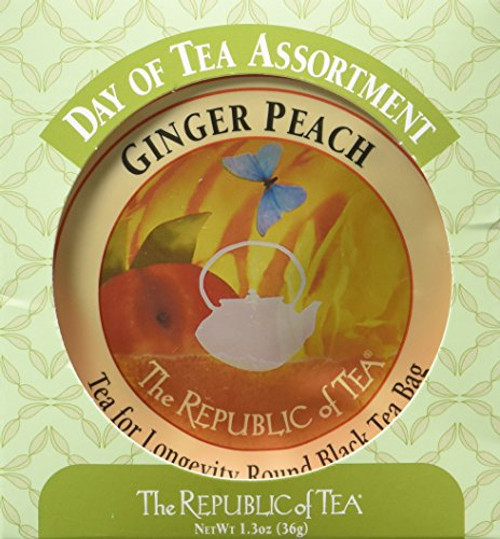 The Republic of Tea Day Of Tea Assortment 24 Tea Bags Premium Tea Sampler The Republic of Tea Day Of Tea Assortment 24 Tea Bags Premium Tea Sampler