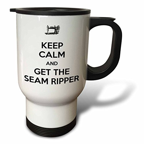 3dRose"Every Day Im Ballin, Golf on Tee Picture, Green Lettering"Travel Mug, 14 oz, Multicolor