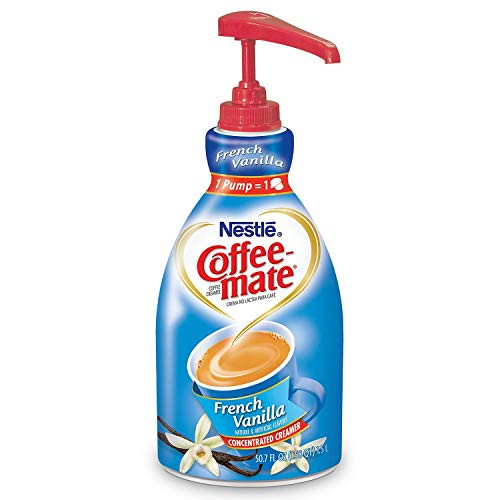 Nestle Coffee-mate Liquid Creamer Pump  French Vanilla -1.5 L-