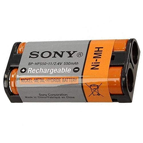 Genuine Sony Rechargeable Battery BP-HP550-11 for Sony MDR-RF970RK  RF970R  RF925RK  RF925R  RF912RK  RF4000K  IF245RK  RF860RK  RF855RK  RF850RK  RF840RK  RF811RK  RF810RK Headphones