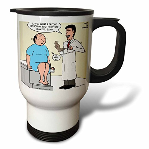 3dRose tm_8162_1" Medical Second Opinion for Prostate Exam" Travel Mug, 14 oz, Multicolor 3dRose tm_8162_1" Medical Second Opinion for Prostate Exam" Travel Mug, 14 oz, Multicolor