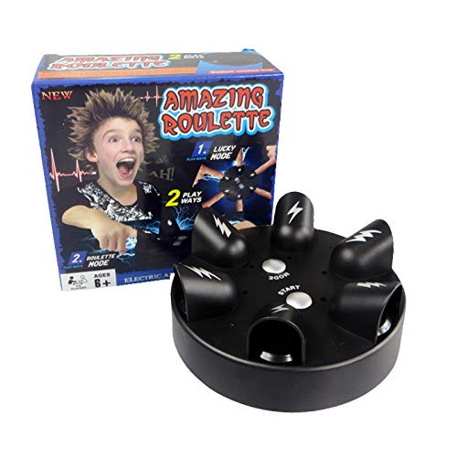 Electric Finger Lie Detector Lucky Electric Shock Six-Finger Heartbeat Lie Detector Finger Shock Game Roulette Shots Shock Table Game The Cogs of Fate Party Shot Drinking Game Decompression Funny Toy
