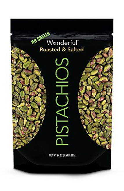 Wonderful No Shell Pistachios -24 oz.- Basic Wonderful No Shell Pistachios -24 oz.- Basic