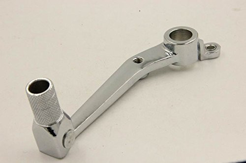 HTTMT MT280-004- Motorcycle Chrome High Tensile Strength Aluminum Folding Rear Brake Pedal Foot Lever Compatible with Yamaha YZF R1 2002-2003