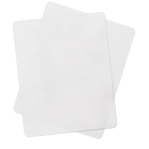 Multi-Pack Thin Clear Flexible Plastic Cutting Board Mat 12 inch x 15 inch -20 Pack-