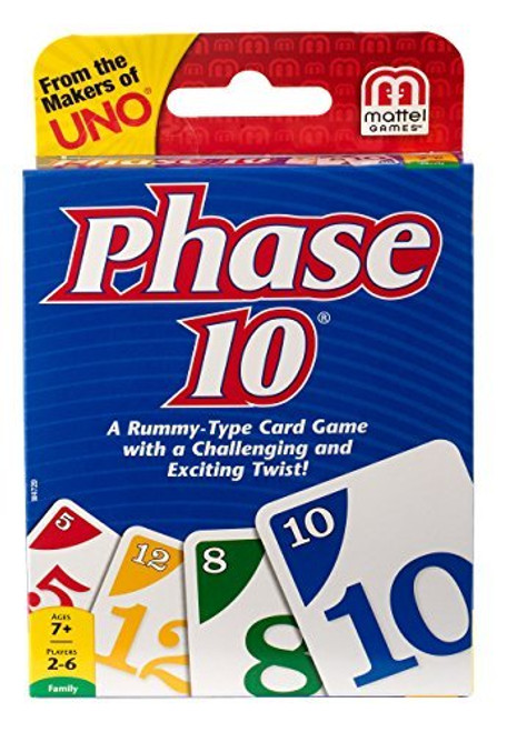 Mattel W4729 Phase 10 Card Game - Quantity 12