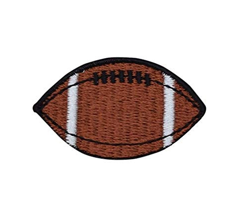 Small Football - 1-5 8 inch - Sports Ball - Iron on Applique Embroidered Patch Small Football - 1-5 8 inch - Sports Ball - Iron on Applique Embroidered Patch