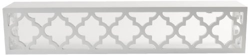 Burnes of Boston Moroccan Ledge, 24-Inch, White