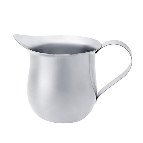 Pasamer Milk Frothing Pitcher Stainless Steel Frothing Pitcher Jug for Coffee Cream Espresso-90ml-