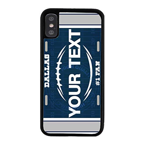 BRGiftShop Customize Your Own Football Team Dallas Rubber Phone Case for Apple iPhone XR