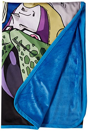 Great Eastern Dragon Ball Z GE-57782 Justice Vs Evil Sublimation Throw Blanket 46" X 60" Throw Blanket