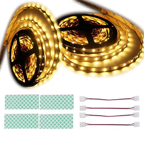 BIHRTC 12V DC Non-Waterproof LED Strip Light SMD 5630 32.8ft(10M) 5M/Roll 600 LEDs 300LEDS/Roll Flexible Rope Light (No Power Supply), Warm White BIHRTC 12V DC Non-Waterproof LED Strip Light SMD 5630 32.8ft(10M) 5M/Roll 600 LEDs 300LEDS/Roll Flexible Rope Light (No Power Supply), Warm White