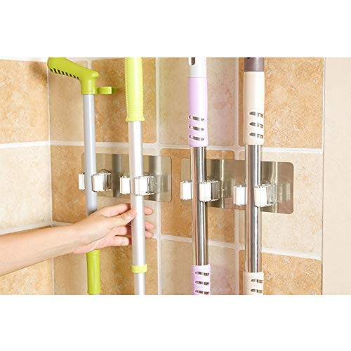 Mop and Broom Holder Wall Mounted Mop Organizer Holder Broom Mop Holder Brush Broom Hanger Storage Rack Kitchen Tool Mop and Broom Holder Wall Mounted Mop Organizer Holder Broom Mop Holder Brush Broom Hanger Storage Rack Kitchen Tool