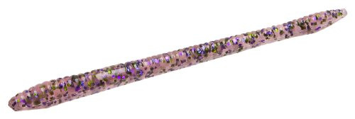 Zoom Bait Finesse Worm Bait-Pack of 20 -Cotton Candy  4.75-Inch-