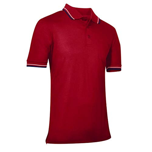 CHAMPRO Umpire Polo Shirt  RED  Small