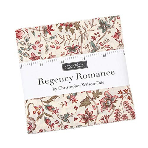 Regency Romance Charm Pack by Christopher Wilson Tate 42-5 Inch Precut Fabric Quilt Squares Regency Romance Charm Pack by Christopher Wilson Tate 42-5 Inch Precut Fabric Quilt Squares