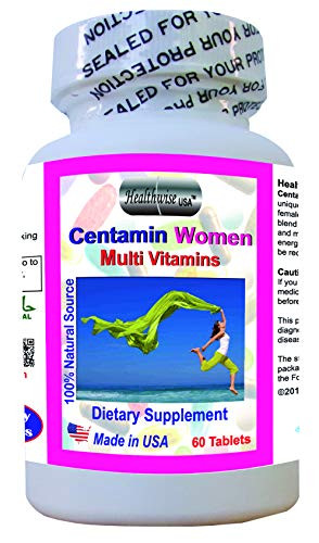 Centamin Women Multi Vitamins 60 Tablets -100 percent  Natural Source-Dietary Supplement