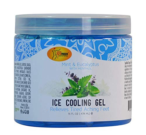Spa Redi Ice Cooling Gel 16oz X1 Mint  and  Eucalyptus