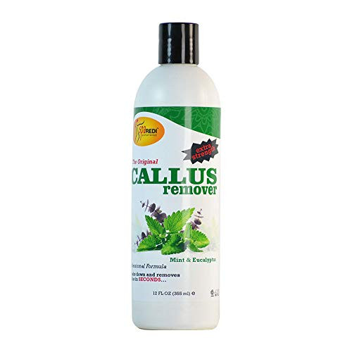 SPA REDI  Mint  and  Eucalyptus Callus No More Gel  Removes Toughest Calluses in Seconds  and  Smooths Dry Cracked Heels  12oz
